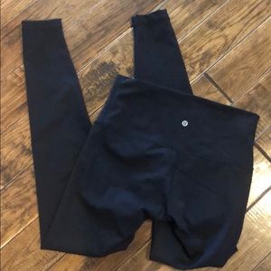 Black align naked feeling lululemon pant